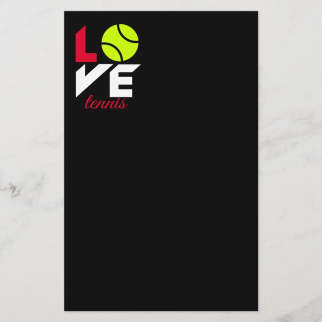 Love tennis flyer (Front)