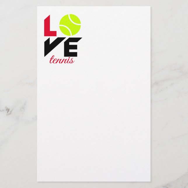 Love tennis flyer (Front)
