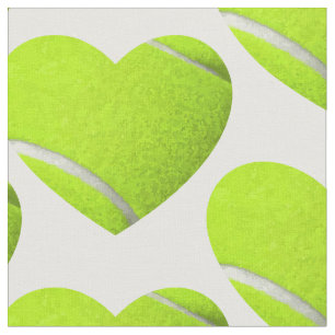 love tennis heart sports athletic fabric