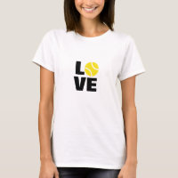 Love tennis t-shirt for men women and kids