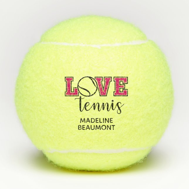Love Tennis Tennis Balls (Front)