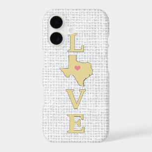 LOVE Texas State Map moveable heart