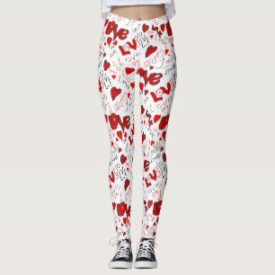 Love Text Art Leggings