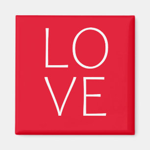 Love text design magnet