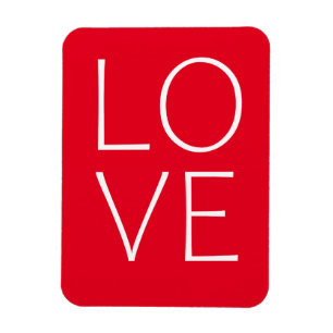 Love text design magnet