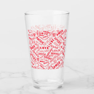 Love Text Glass - Multilanguage - Romantic