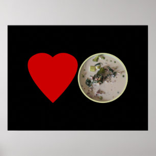 Love Thai Green Curry ... Thailand Street Food Poster