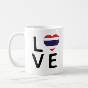 Love - Thailand Flag Coffee Mug