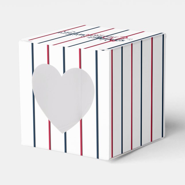 Love-Thanks Baseball Cookie R-Heart Favour Box (Front Side)