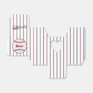 Love-Thanks Baseball Cookie R-Heart Favour Box