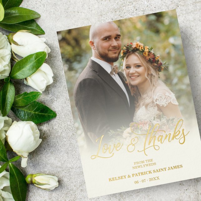 Love & Thanks Minimalist Photo Wedding (Creator Uploaded)