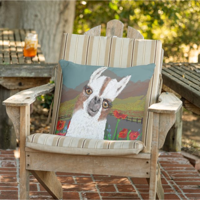 Love That Alpaca's Curiosity Cushion (Chair)