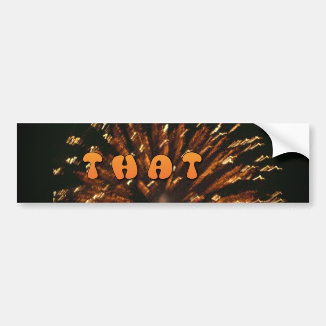 Love That Sparks Abstract Art Design Print Bumper Sticker (Front)