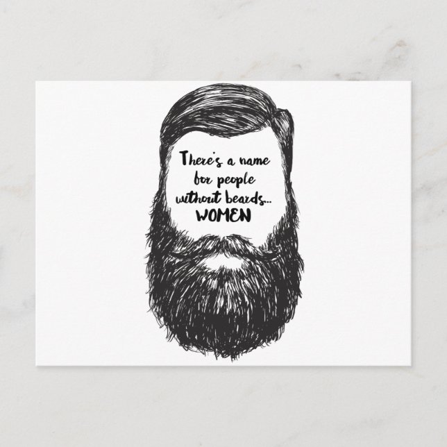 Love the Beard Postcard (Front)