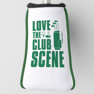 Love The Club Scene Golf Head Cover