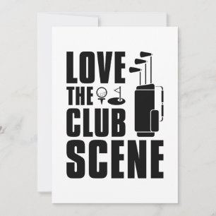 Love The Club Scene Thank You Card