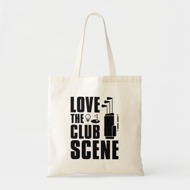Love The Club Scene Tote Bag (Front)