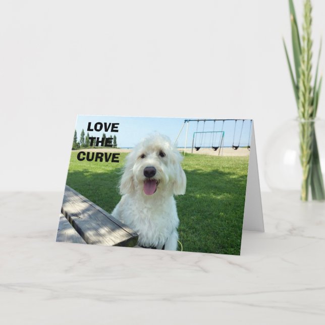 LOVE THE CURVE OF YOUR BEAUTIFUL SMILE CARD (Front)