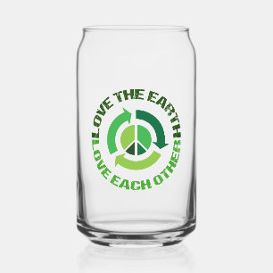Love The Earth Environmental Activist Can Glass