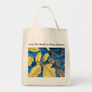 Love the Earth, fabric shopping bag