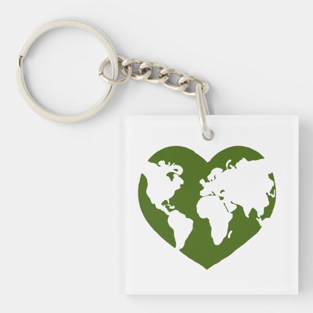 Love the Earth Key Ring (Front)