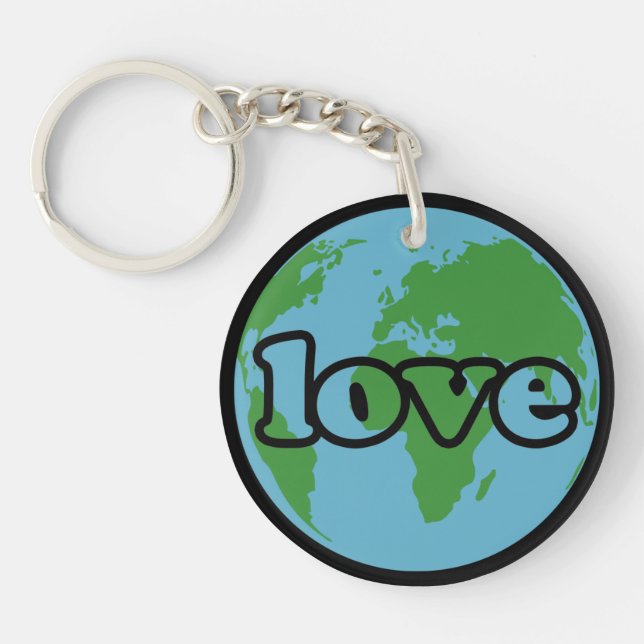 Love the Earth Key Ring (Front)