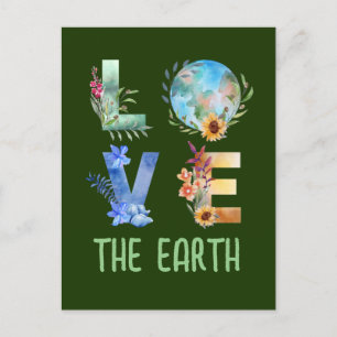 LOVE THE EARTH  POSTCARD