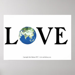 LOVE THE EARTH POSTER