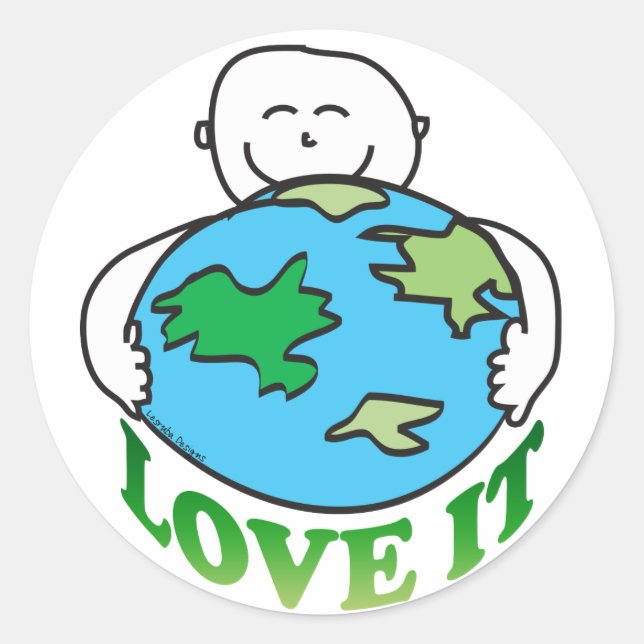 Love the Earth Stickers (Front)