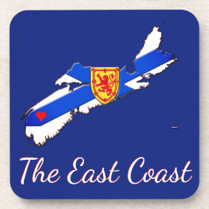 Love The East Coast Nova Scotia set of coasters