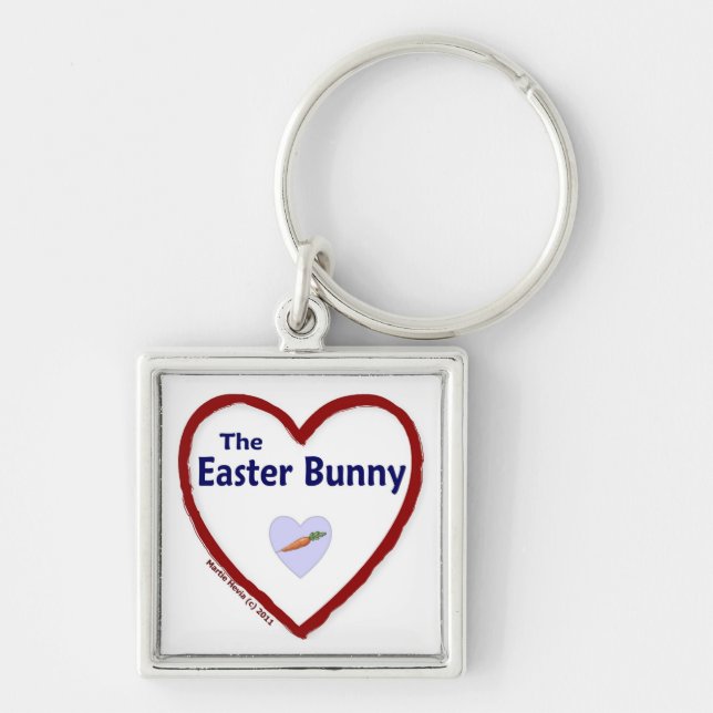 Love The Easter Bunny Key Ring (Front)