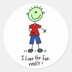 Love the Fair Tshirts and Gifts Classic Round Sticker