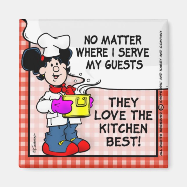 Love The Kitchen Best Magnet (Front)