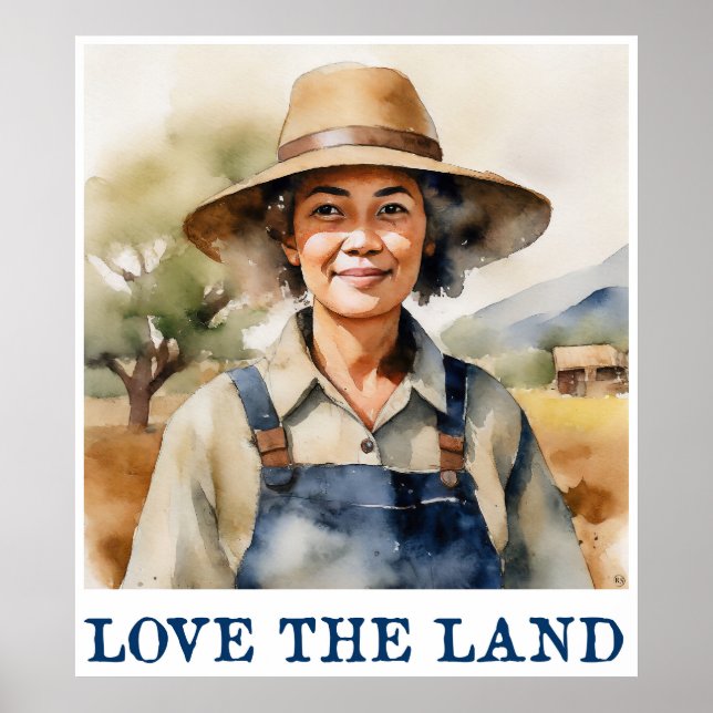 Love The Land Print (Front)