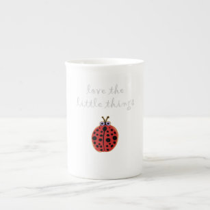 Love the Little Things Ladybug Bone China Mug