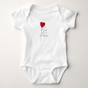 Love the Lord  & Heart Balloon Baby Bodysuit