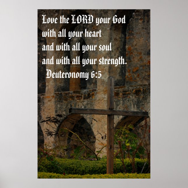 Love the LORD, your God Poster (Front)