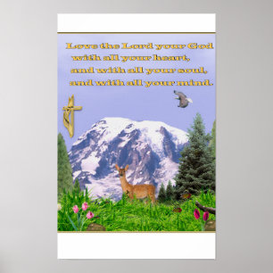 Love the Lord your God with all your heart poster