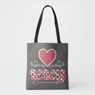 Love the Rebels Tote (Dark Grey) Bag