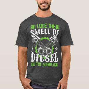 Love The Smell Muscle Car Truck Driver Gears Mecha T-Shirt