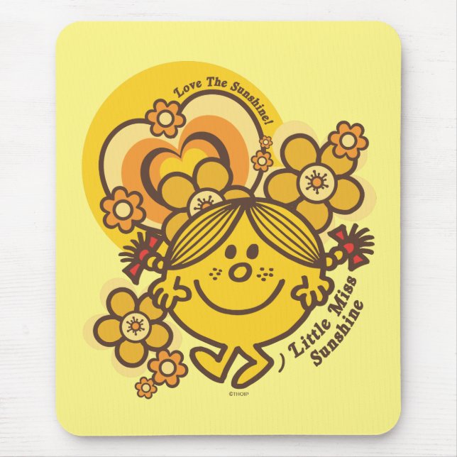 Love The Sunshine | Flowers & Colour Mouse Pad (Front)