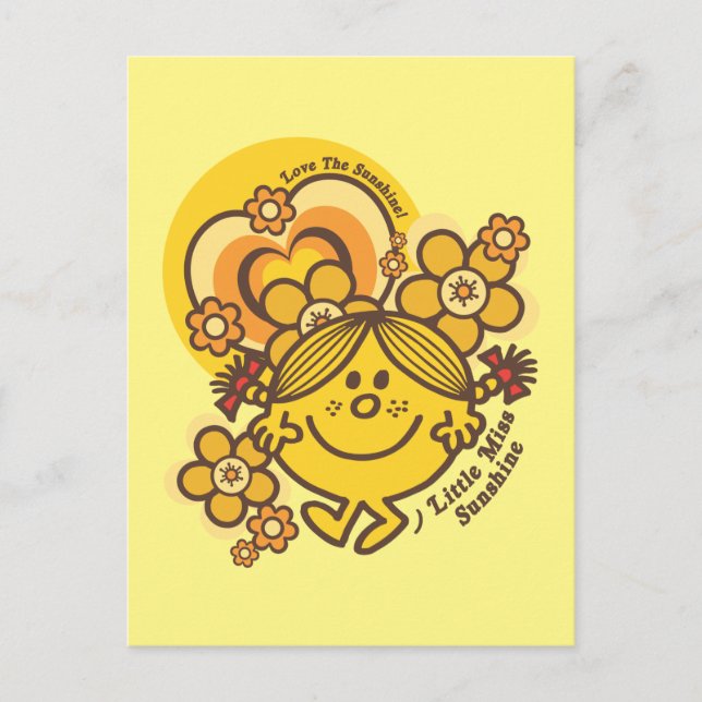Love The Sunshine | Flowers & Colour Postcard (Front)