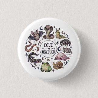Love The Unloved Comfort Colours, Cute Weird 3 Cm Round Badge