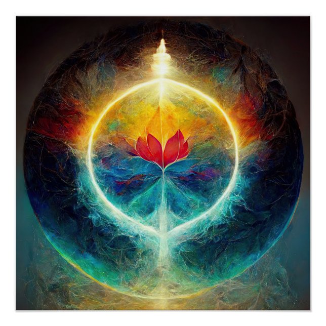 Love the World  Acrylic Print (Front)