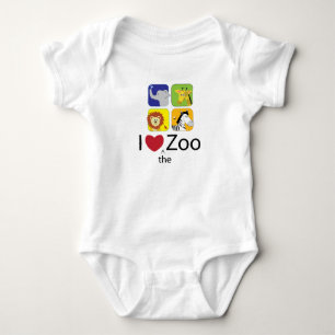 Love The Zoo Baby Bodysuit