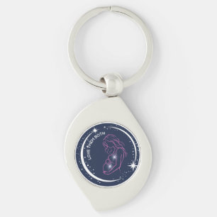 Love Them Both Pro-Life Mother and Baby Swirl  Key Ring