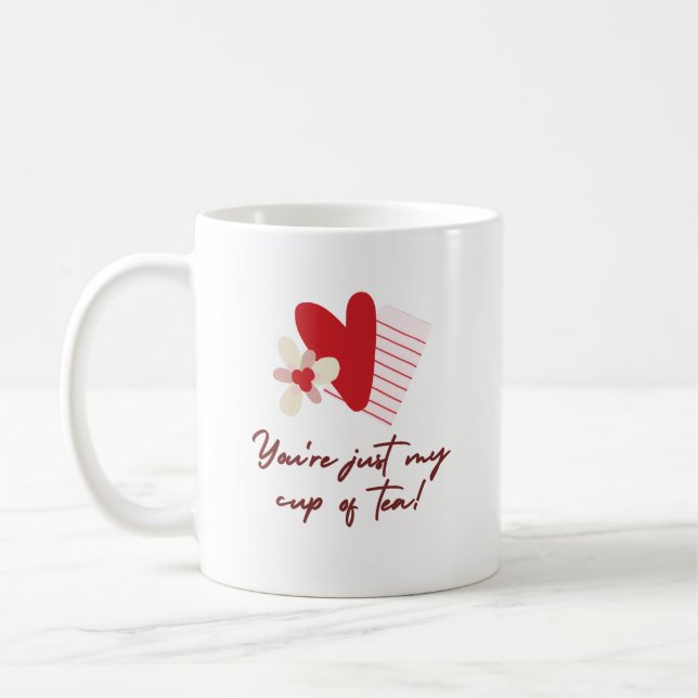 Love Theme Design Coffee Mug (Left)