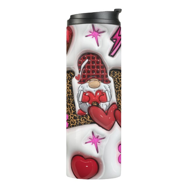  "Love"-Themed Valentine Thermal Tumbler (Rotated Left)