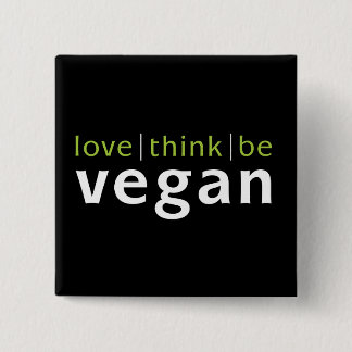 love think be 15 cm square badge