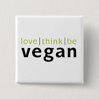 love think be 15 cm square badge